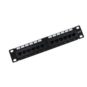 12 Port UTP Cat5e Patch Panel